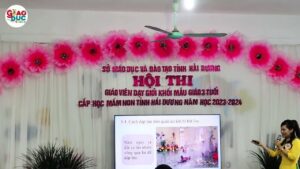 Thuyết trình dạy trẻ 3 – 4 tuổi kỹ năng thoát hiểm khi xảy ra có cháy – Cấp tỉnh