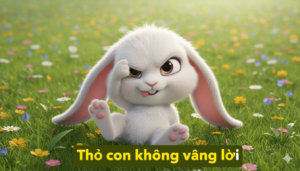 Tải video AI câu chuyện: thỏ con không vâng lời