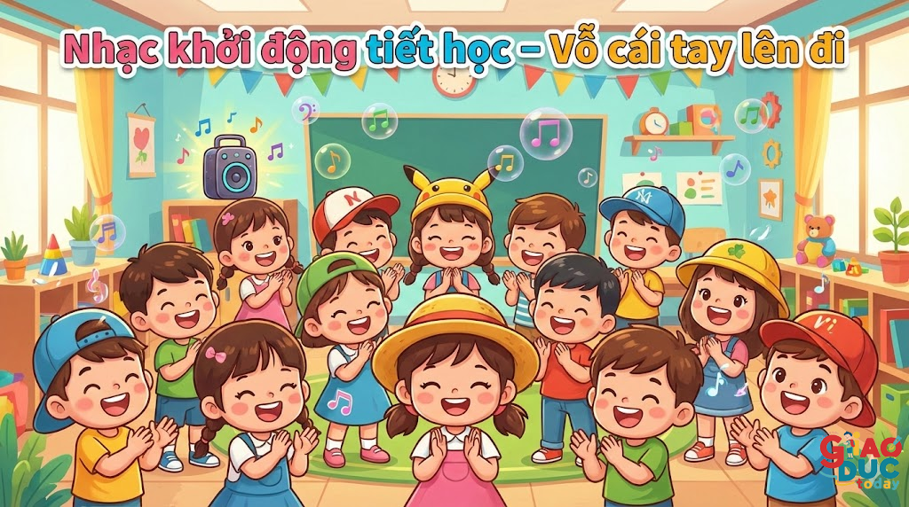 Nhạc Khởi động tiết học – Vỗ cái tay lên đi