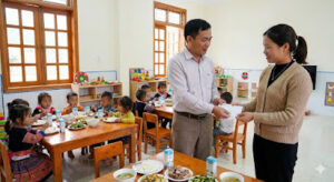 Thầy hiệu trưởng mầm non vùng cao trích lương để lo bữa ăn bán trú cho học trò – một nghĩa cử khiến ai cũng xúc động
