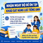 Bộ đề ôn tập Khảo sát năng lực Tiếng Anh