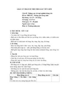 Giáo án HĐVĐV Những quả bóng xinh cho trẻ 25–36 tháng hay, sáng tạo