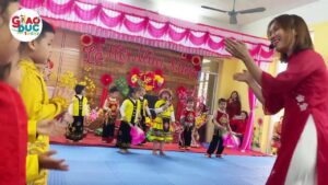 Tiết dạy âm nhạc: Sinh hoạt văn nghệ cuối chủ đề Tết và mùa xuân cho trẻ 5–6 tuổi