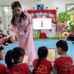 Tiết dạy giáo viên mầm non dạy giỏi cấp tỉnh: Làm quen với chữ cái l m n